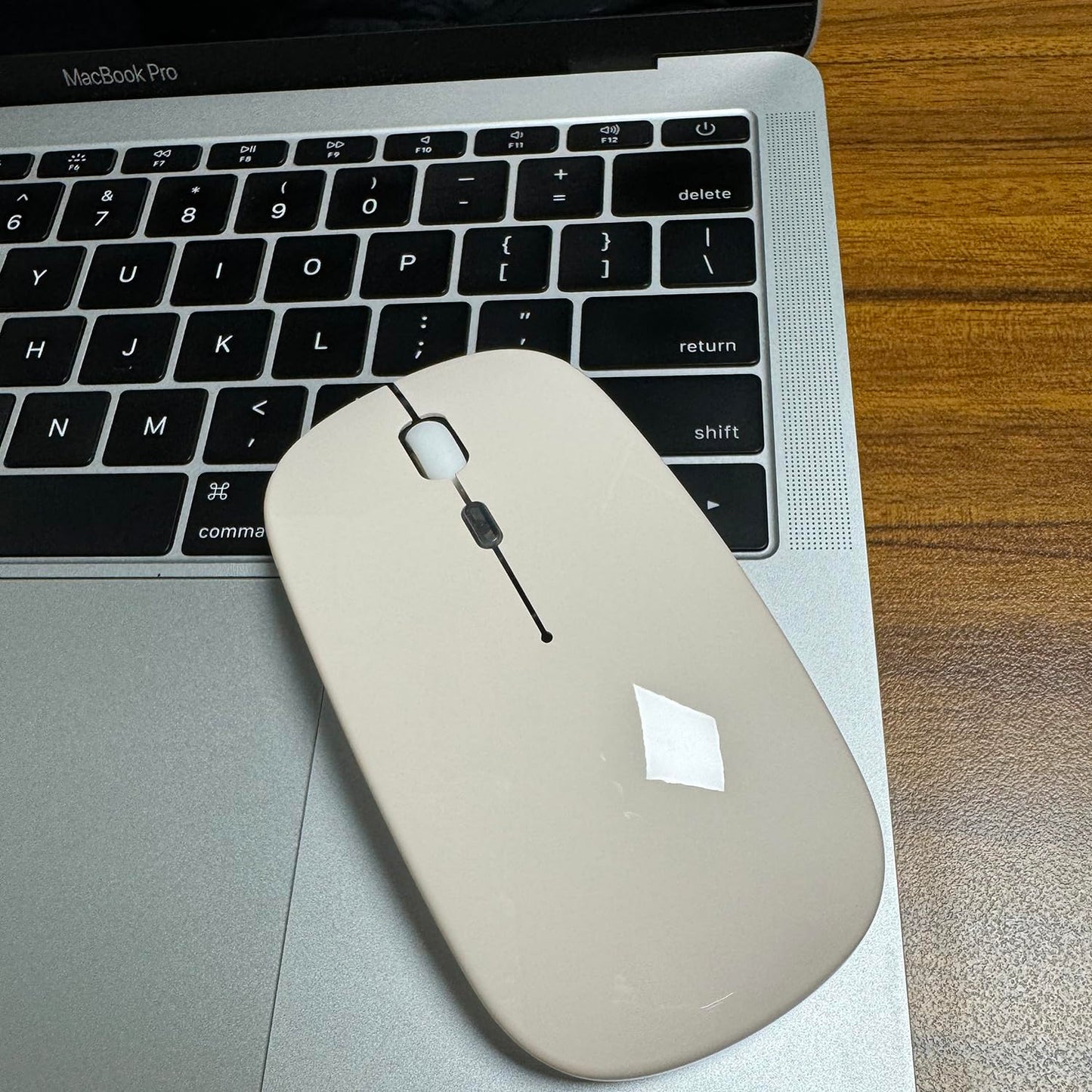 Bluetooth Wireless Mouse for Laptop mac MacBook ipad MacBook air MacBook pro pc Desktop Computer Windows Chromebook Notebook (Silver)