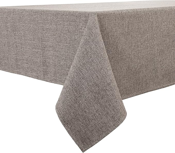 BALCONY & FALCON Rectangle Tablecloth Washable Wrinkle Resistant and Water