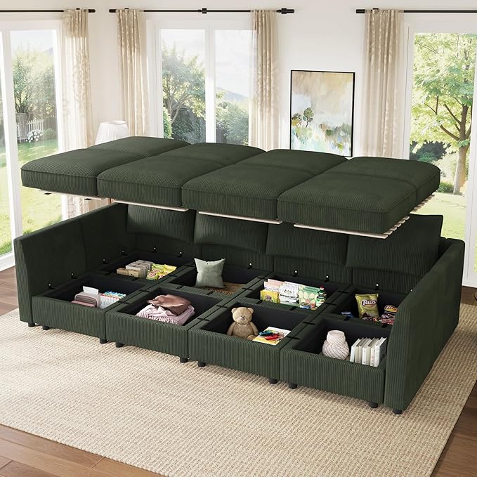 HONBAY Modular Sofa Sectional Sleeper Couch