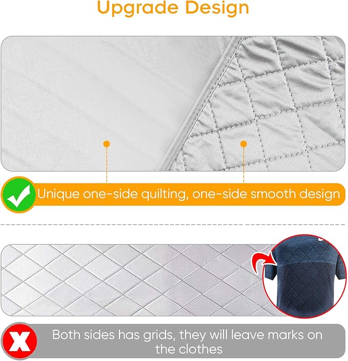Upgraded Thick Ironing Mat, Travel Ironing Blanket Ironing Pad, Portable