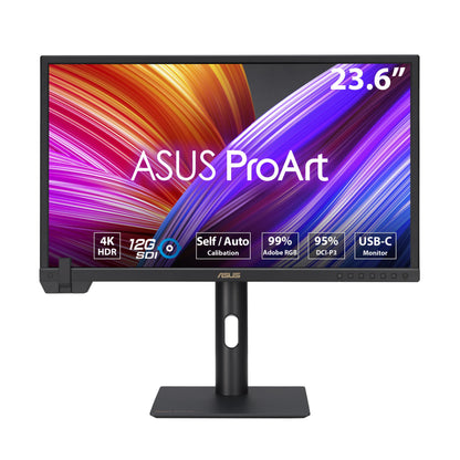ASUS ProArt Display 14” 1080P Portable Touchscreen Monitor (PA148CTV) - Full HD, IPS, 100% sRGB/Rec.709, Color Accuracy ΔE < 2, Calman Verified, USB-C Power Delivery, Micro HDMI, Tripod Socket,Black
