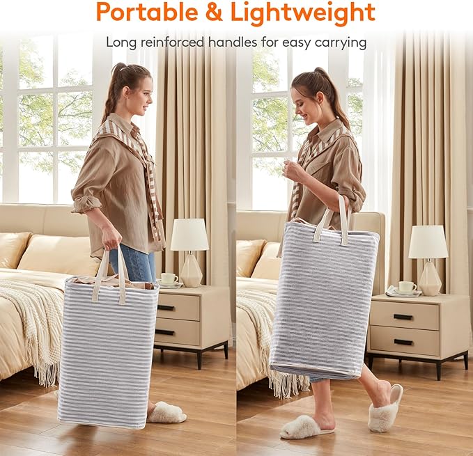 Lifewit 1 Pack Laundry Hamper Large Collapsible Laundry Baskets, Freestanding