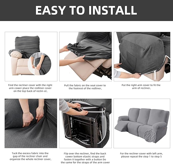 Genina Recliner Sofa Covers