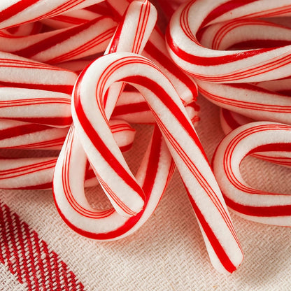 Brachs Mini Peppermint Candy Canes - Mini Candy Canes Individually Wrapped - Bulk Christmas Candy Canes - Bulk Candy Box (Pack of 35)