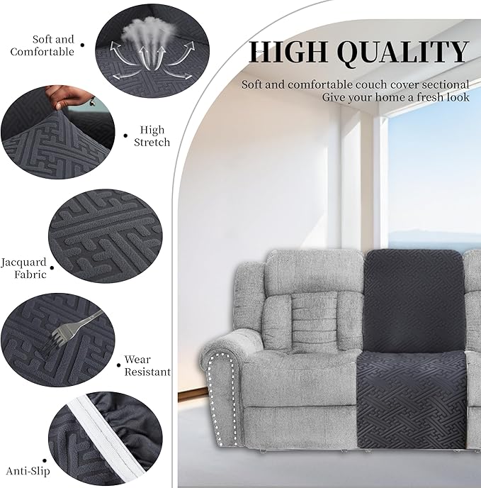 100% Waterproof Sectional Recliner Couch Covers