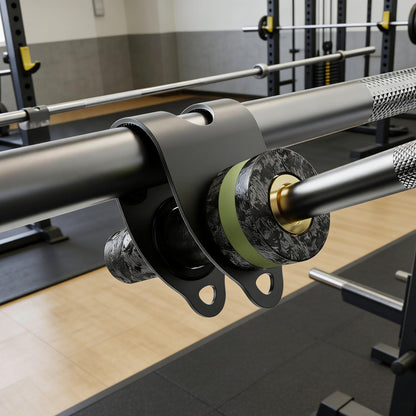 HOOJAKU U Barbell Adapter, Quick Release Steel Gym Connector, Dumbbell to Barbell Converter, Landmine & T Bar Row Attachment for 2 Inch Olympic Bar, Multi‑Purpose Weightlifting Accessory for Home Gym