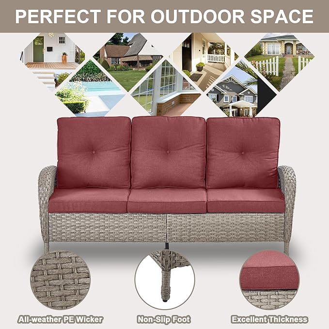 Belord Expansive 10 Pieces Outdoor Patio Furniture Set