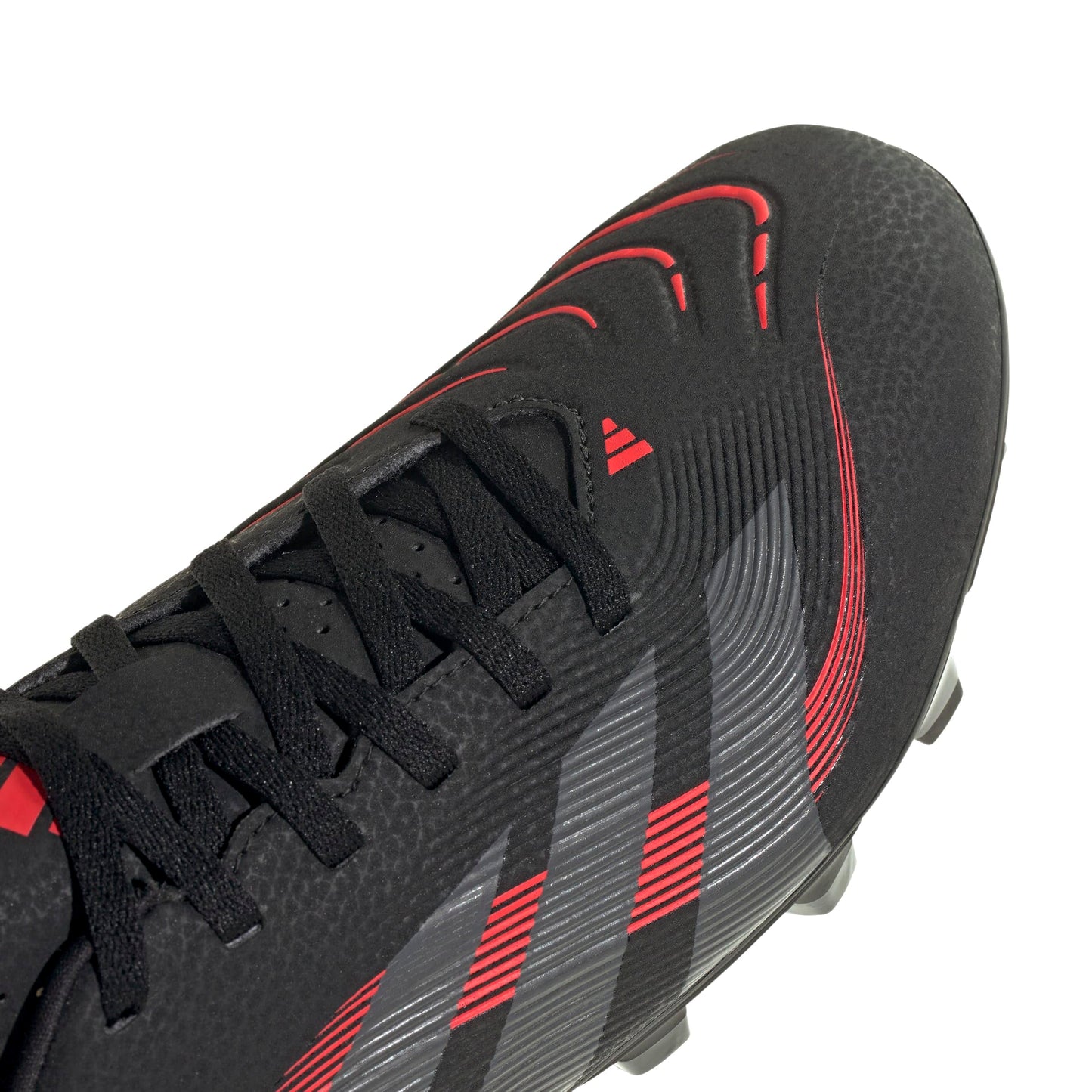 adidas Unisex Predator Club Firm Multi Ground Football Boots, Core Black/Grey Four/Lucid Red, 10 UK