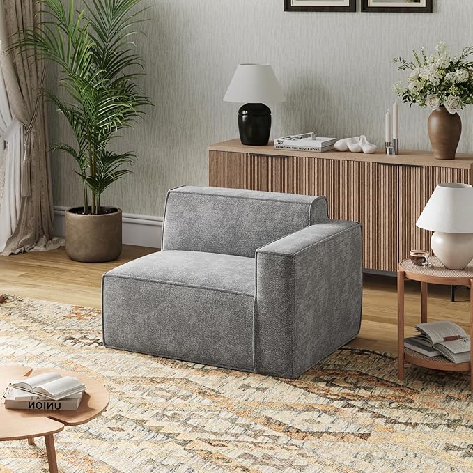 Novilla Modular Sectional Sofa, No Assembly Cloud Sectional Couch