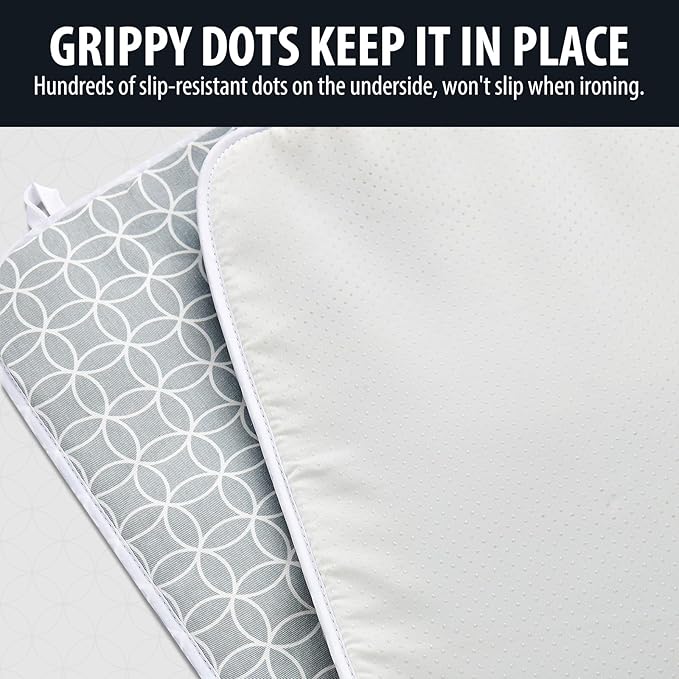 Seiritex Ironing Mat, Portable Ironing Pad 39.4 x 18.9 inch Table Top Iron