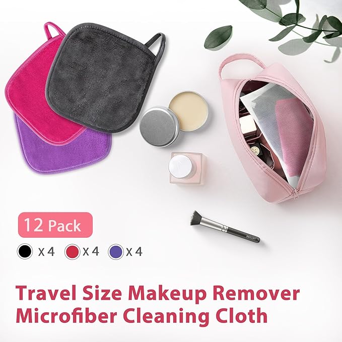 Makeup Remover Cloth, Makeup Remover Pads Microfiber Face Washcloth