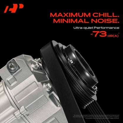 A-Premium Air Conditioner AC Compressor with Clutch Compatible with Dodge Durango 3.6L 2012-2015, with Rear A/C Only
