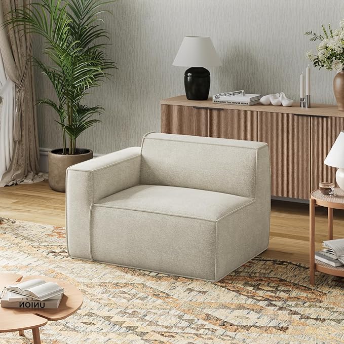 Novilla Modular Sectional Sofa, No Assembly Cloud Sectional Couch