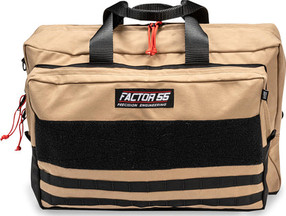 Factor 55 Ultimate Recovery Gear Bag Made from Cordura and Heavy-Duty Zippers, Large - Tan