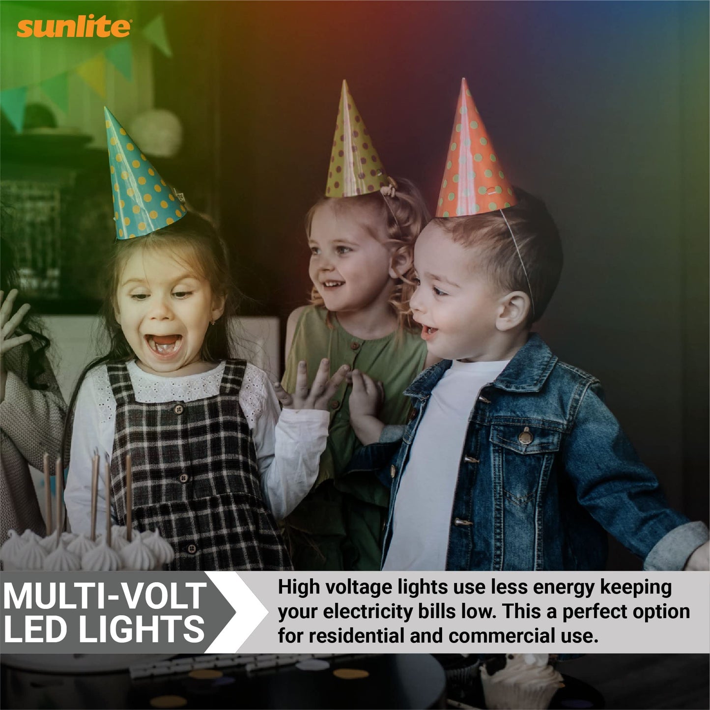 Sunlite 41022 G30 Globe Bulb, LED Fairy-Lights Inside, 1.5 Watts, Medium (E26) Base, Non Dimmable, Party Decoration, Holiday Lighting, String Light, Multi-Color, 6 Count