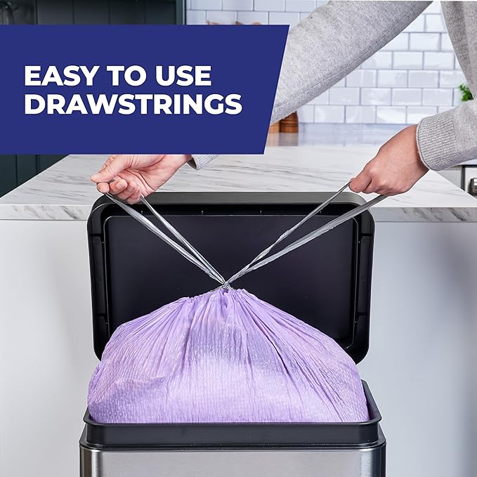 Hefty Ultra Strong 13 Gallon Trash Bags, Tall Kitchen Trash Bags 13 Gallon Size