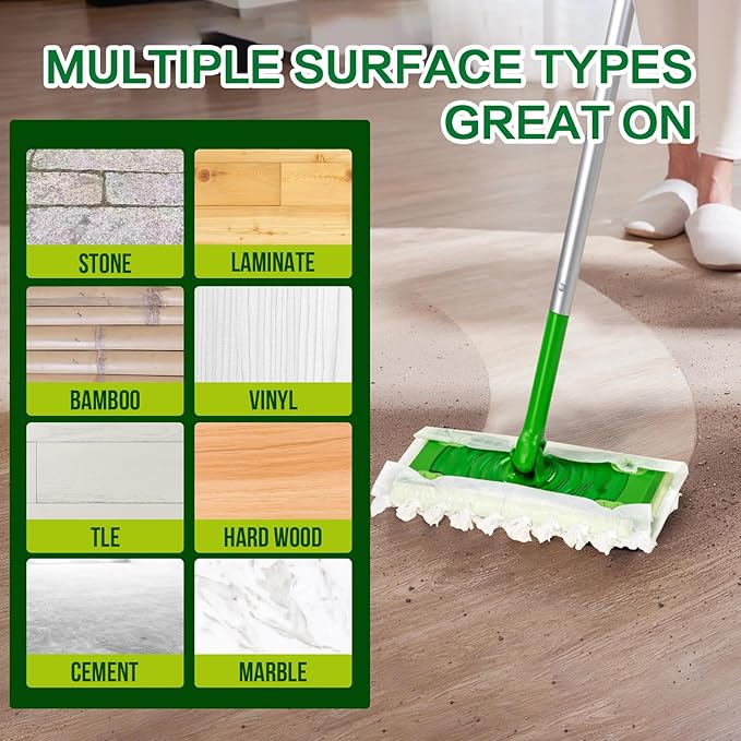 Heavy Duty Dry Sweeping Cloths Compatible