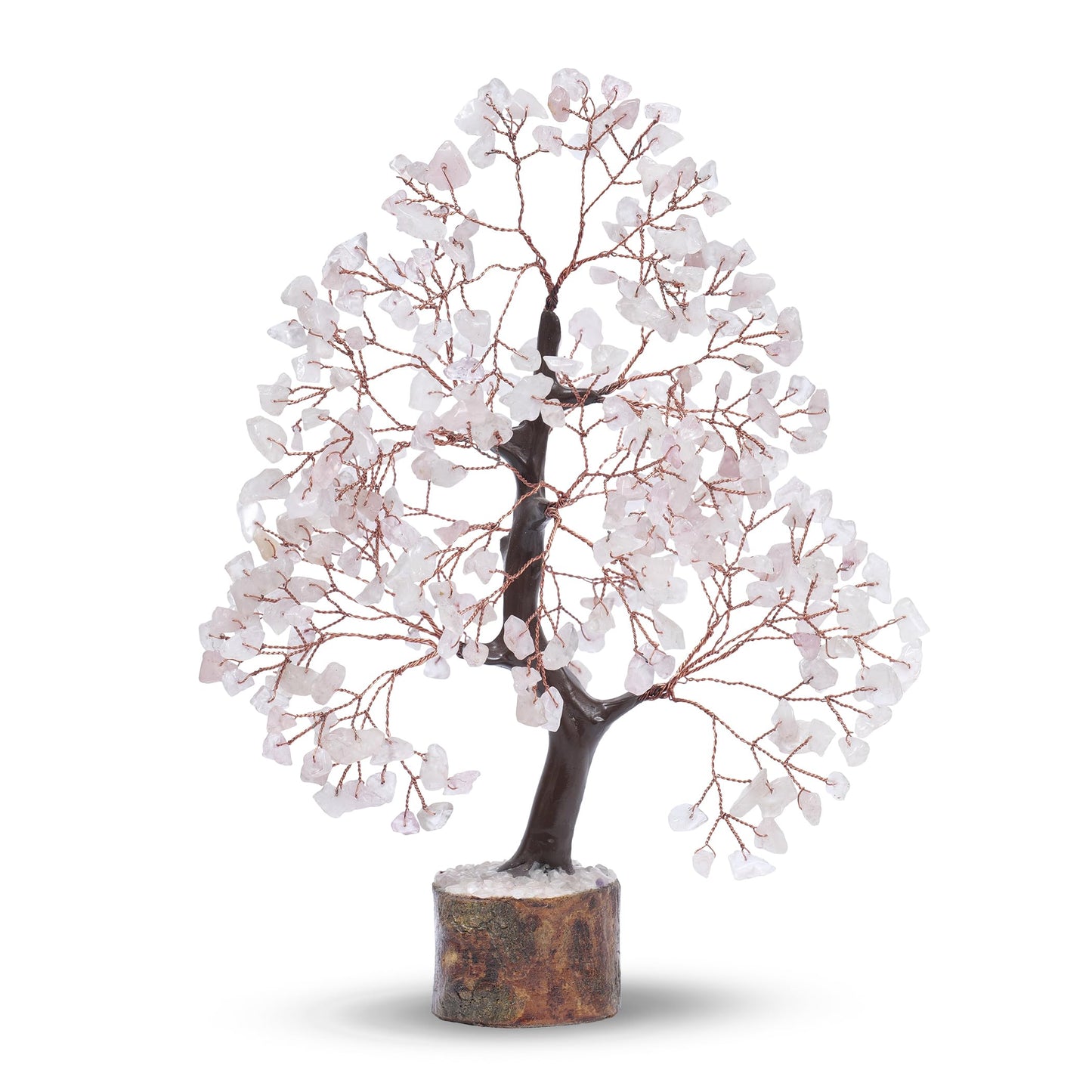 PYOR Rose Quartz, Gemstone Tree, Crystal Tree, Reiki Decor, Crystal Gifts for Women, Rose Quartz Crystals, Feng Shui, Gem Stones, Pink Room Decor, Pink Money Bonsai