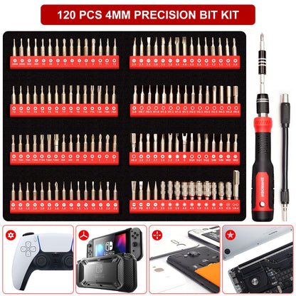 SHARDEN 191 in 1 Electronics Precision Screwdriver Set, Magnetic Driver Kit, with 164 Bits,Flexible Shaft, for iPhone, MacBook, Computer, Laptop, PC, Tablet, PS4, Xbox, Nintendo, Game Console