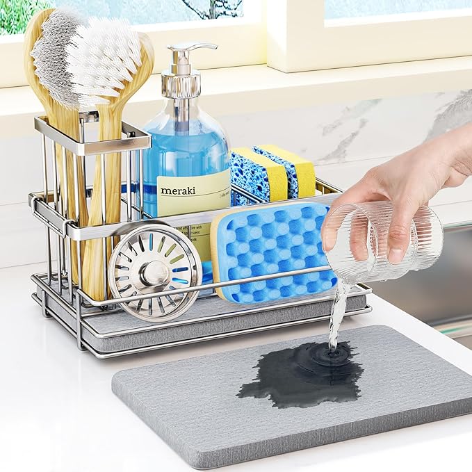 HapiRm Sink Caddy Sponge Holder