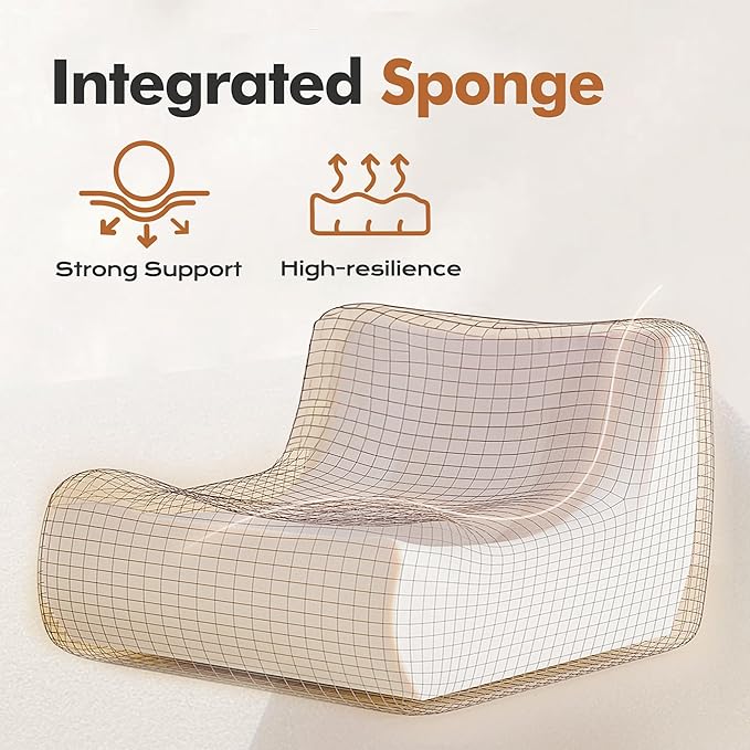 Bean Bag Loveseat Chair Big Sofa Beanbag Chair