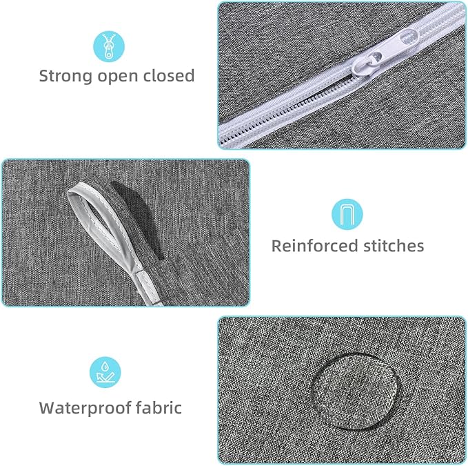 KEEPJOY 2Pack Space-Saving Hanging Laundry Bag, Door Laundry Hamper