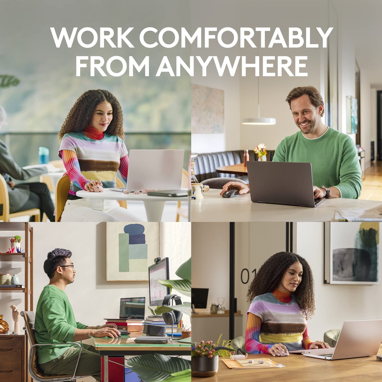 Logitech MX Anywhere 3S Compact Wireless Mouse, Fast Scrolling, 8K DPI Any-Surface Tracking, Quiet Clicks, Programmable Buttons, USB C, Bluetooth, Windows PC, Linux, Chrome, Mac - Rose