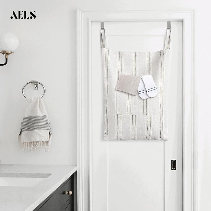 AELS Farmhouse Hanging Laundry Hamper