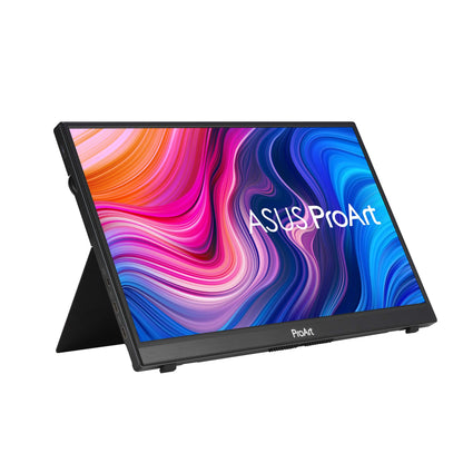 ASUS ProArt Display 14” 1080P Portable Touchscreen Monitor (PA148CTV) - Full HD, IPS, 100% sRGB/Rec.709, Color Accuracy ΔE < 2, Calman Verified, USB-C Power Delivery, Micro HDMI, Tripod Socket,Black