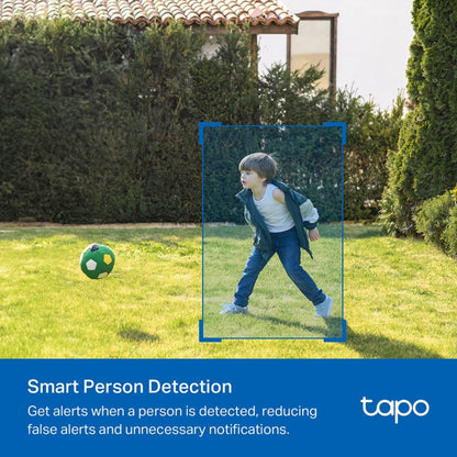 Tapo TC82 2K Battery Security Camera Outdoor Wireless, Indoor & Outdoor CCTV Camera, Colour Night Vision, No Monthly Fee, AI Detection, IP65, 180-Day Battery Life, Works with Alexa & Google