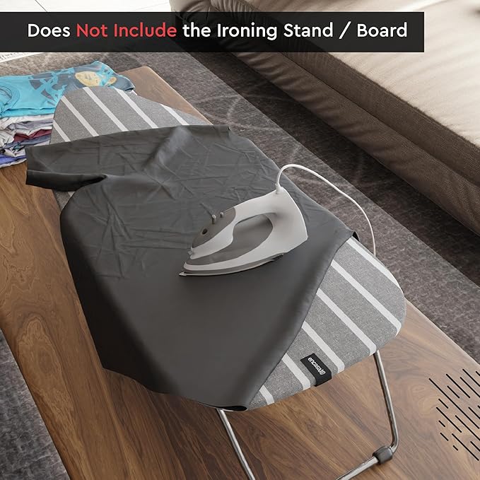Encasa XO Ironing Board Cover and Pad 28"x12" - 4mm Felt Mini Iron Board Cover