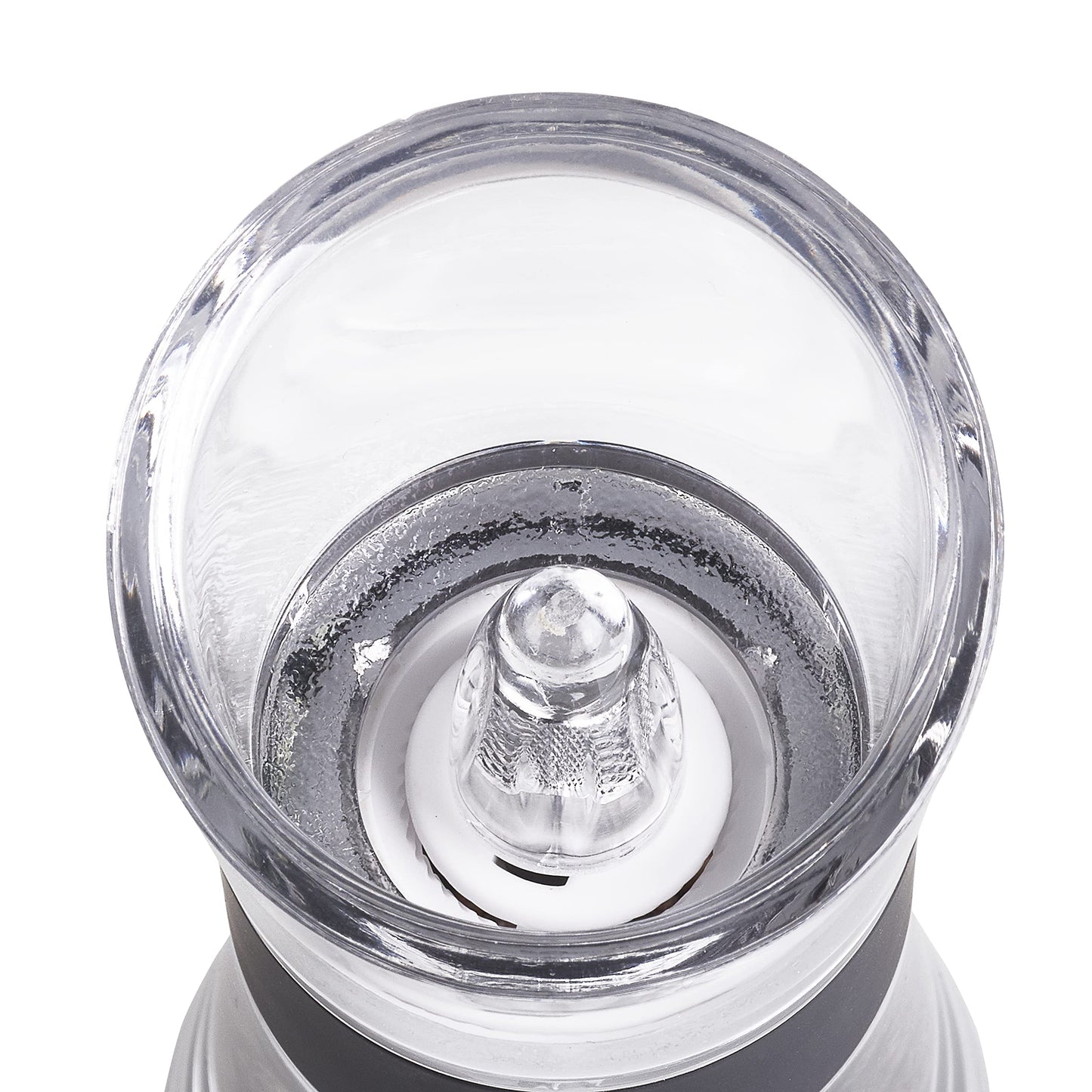 Cole & Mason Flip 180 Chrome Salt and Pepper Mill Set, Adjustable Coarseness, Ceramic Mechanism, Acrylic, 154 mm, Filled Salt and Pepper Grinders