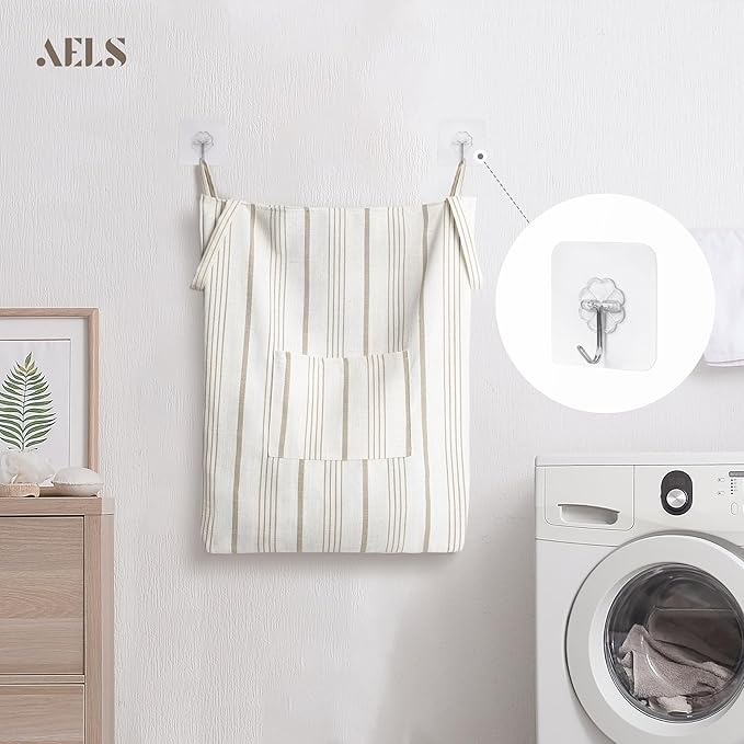 AELS Farmhouse Hanging Laundry Hamper