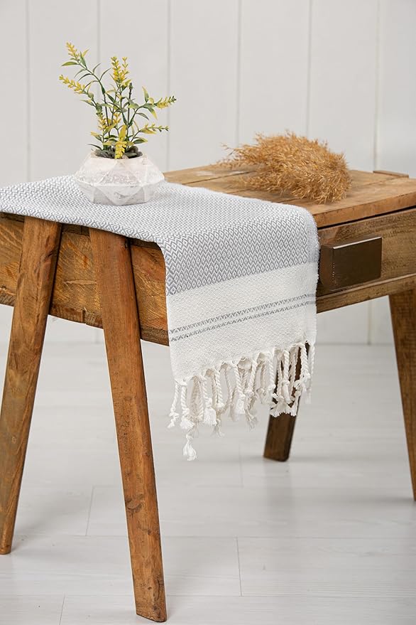 Evelynen Turkish Hand Towels for Bathroom & Kitchen Towels Decorative Set of 2