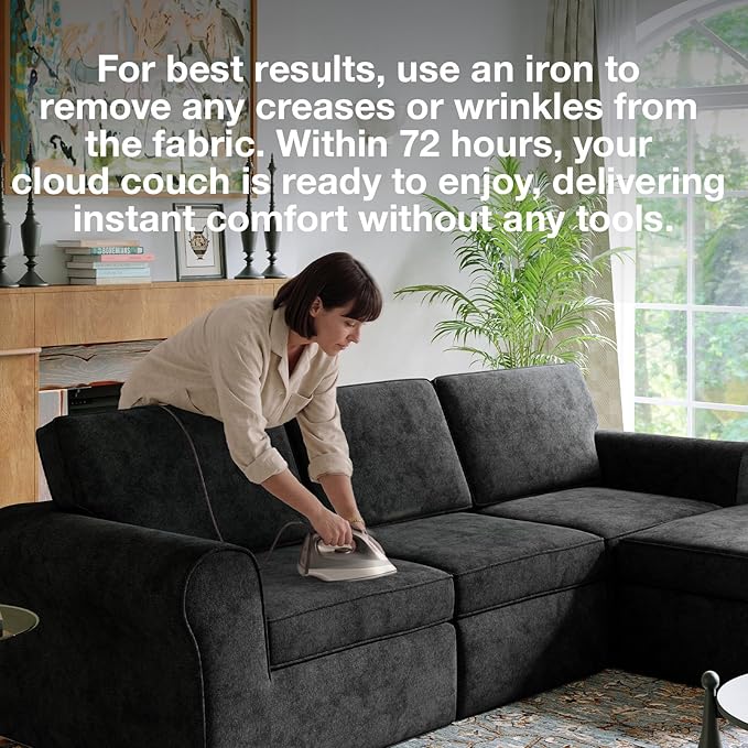 Novilla 108" Modular Sectional Sofa, Modular Sectional Couches
