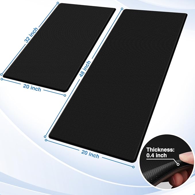 StepRite Kitchen Mats, Cushioned Anti Fatigue Kitchen Mats