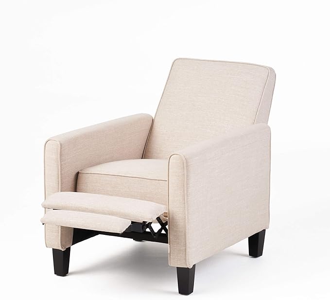 Christopher Knight Home Emmie Fabric Recliner, Dark Brown