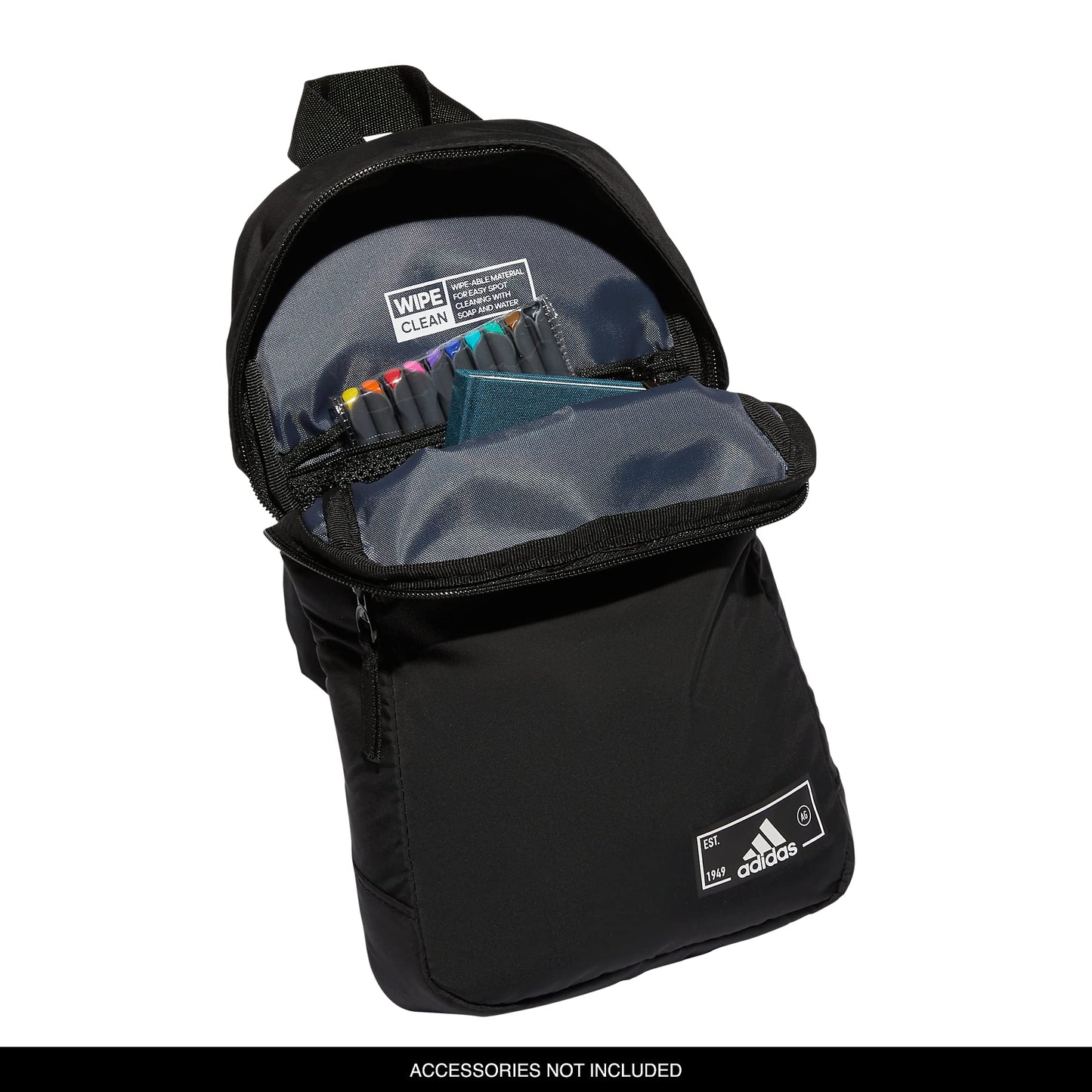 adidas Essentials Crossbody – Athletic Sling Bag with Phone Pocket, Black/2.0, One Size