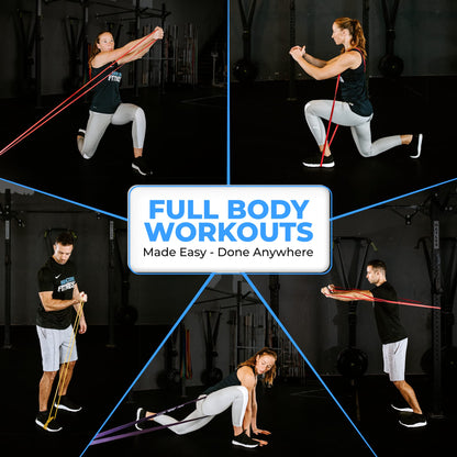 Pull Up Assistance Resistance Bands - Long Loop Power Bands for Men and Women - Strength Power Flexibility Training at Home & Gym - Ebooks & Workout Chart Included by Iron Core Fitness