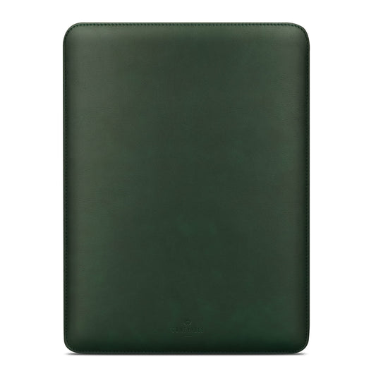 Comfyable Laptop Sleeve Precisely Compatible with 13 Inch MacBook Pro 13-in M2 2022 2021 M1 2020-2016 & Mac Air M4 2025 A3240 M3 2024 A3113 M2 M1, Faux Leather Cover Case, Green