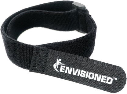 Soft Touch Cinch Straps 2" x 30" - 6 Pack, Velour Microfiber Reusable Hook and Loop Material