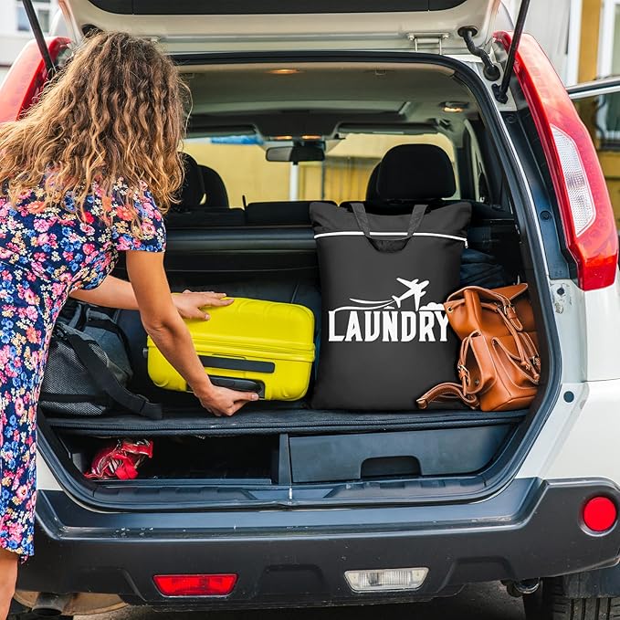 Fiodrimy 2 Pcs Large Travel Laundry Bags