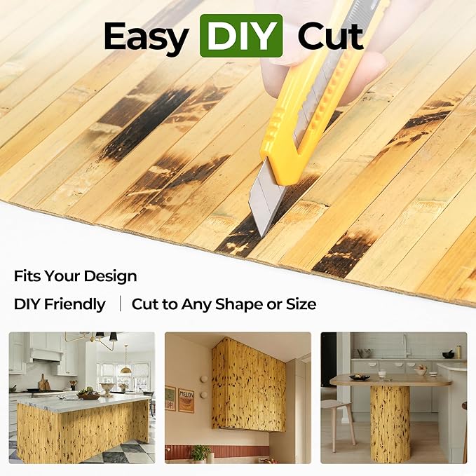 Bamboo Wall Panel, Peel and Stick wall Panels, paneles decorativos para pared