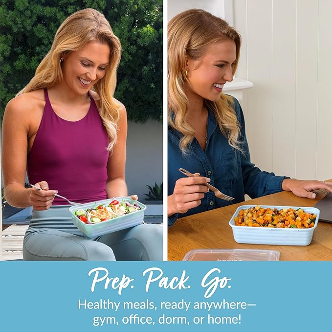 Bentgo Prep - 20-Piece 1-Compartment Reusable Meal Prep Containers