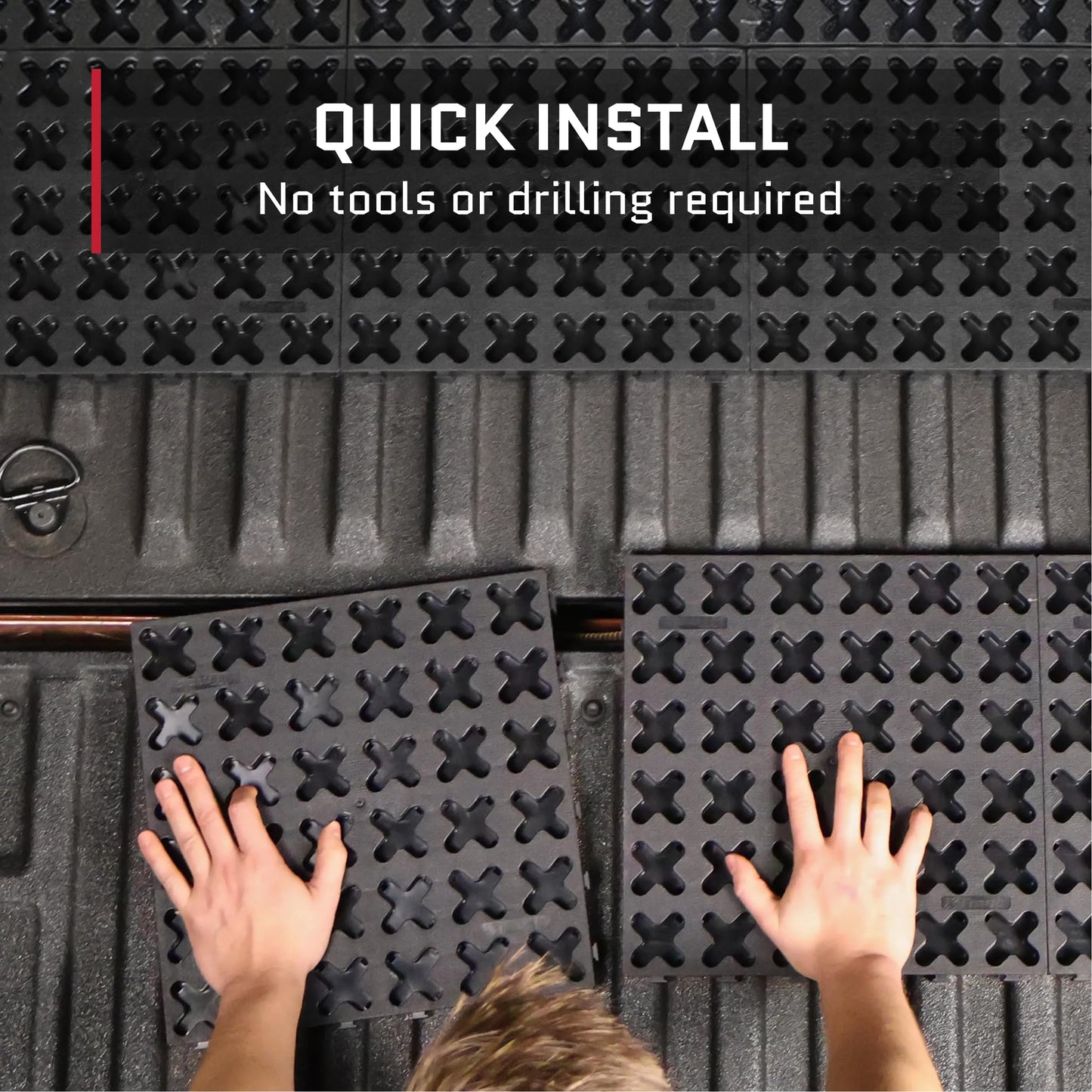 Tmat Truck Bed Organizer Storage System Slide Out Mat (Universal Fit for Standard Beds 6'6" to 6'9")