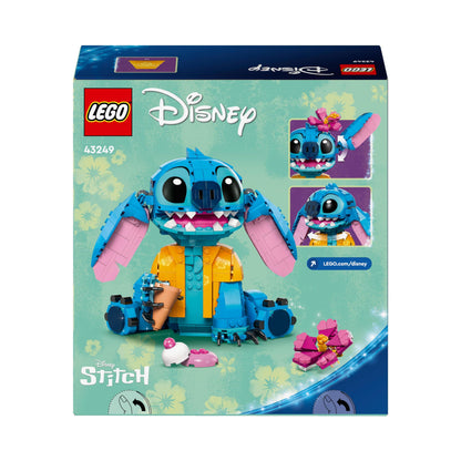 LEGO | Disney Stitch Building Toy for 9 Plus Year Old Kids, Girls & Boys, Creative Play set with Ice-Cream Cone and Character Figure, Fun Birthday Gift for Fans 43249