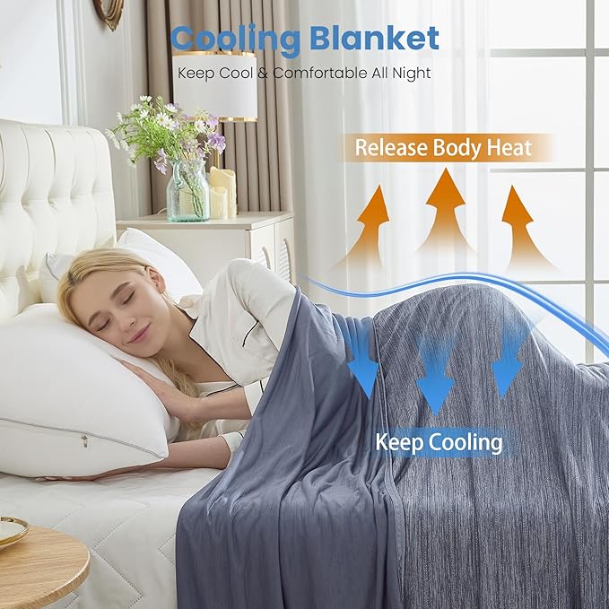 OIGAE Cooling Blanket for Hot Sleepers