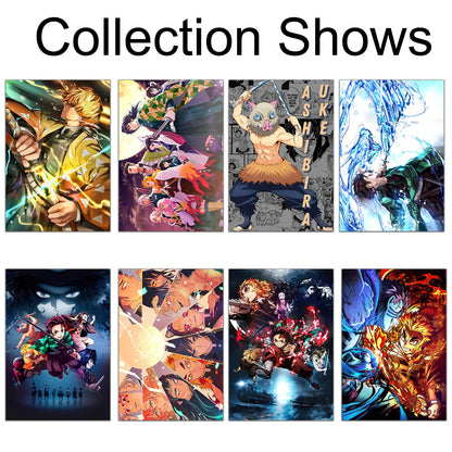 Babymiu Anime Wall Poster 8-Pack 11.5 x 16.5 INCH,Anime Gifts Merch Party Supplies Unframed Version HD Printing Poster for Room Club Wall Art Decor.