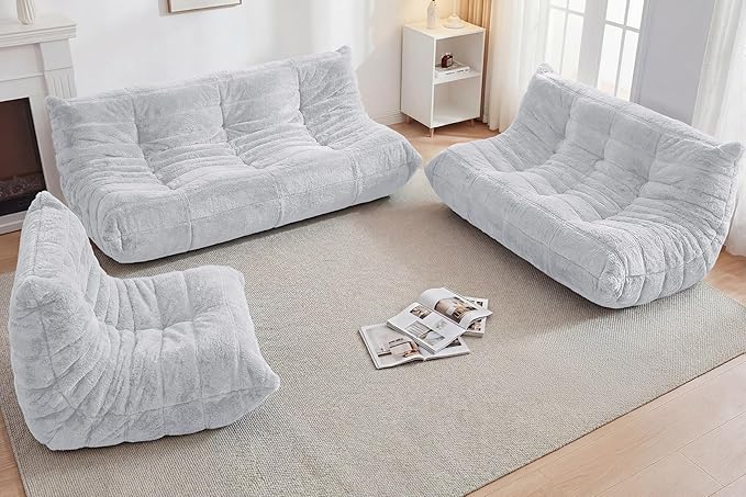 Bean Bag 3-Seater Chair Big Sofa Beanbag Chair
