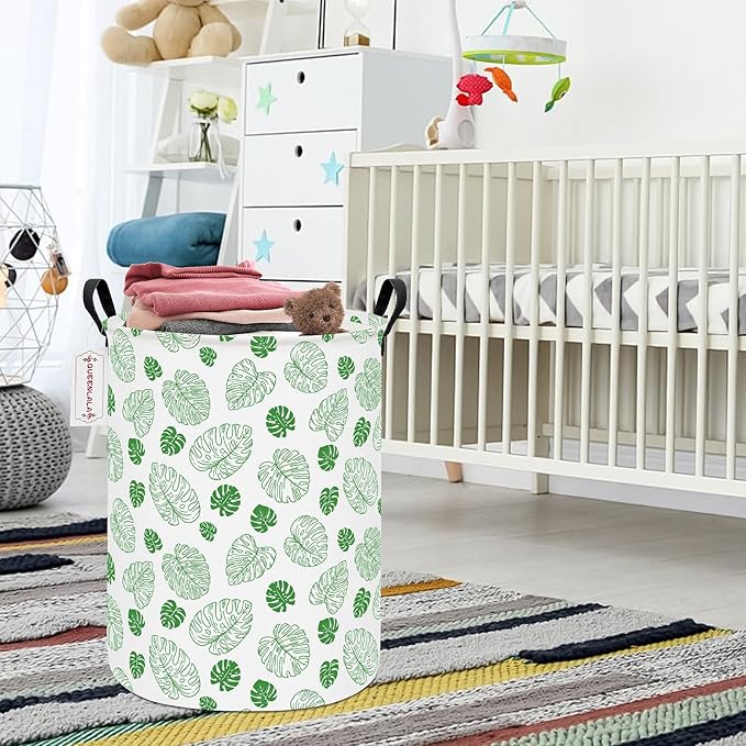 QUEENLALA Large Storage Basket, Laundry Hamper/Bathroom/Home Decor/Collapsible